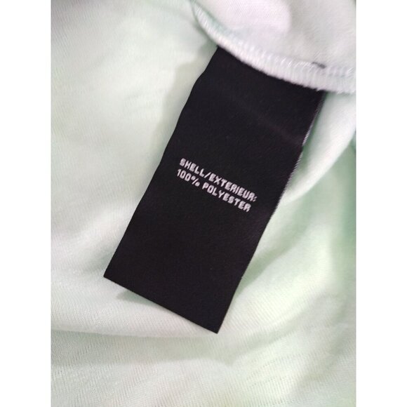 Jaclyn Smith Womens Light Green Button-Up Short Sleeve Shirt XL Polyester, NWOT - Picture 4 of 7